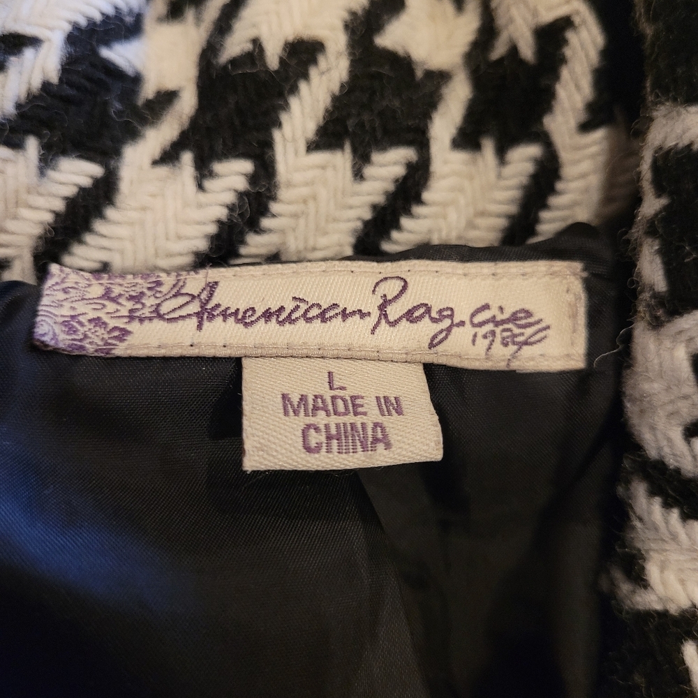 American Rag Stylish Houndstooth Pattern Peacoat … - image 7